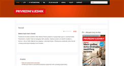 Desktop Screenshot of privredni.hr